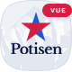 Potisen – Election & Political Vue Nuxt Template