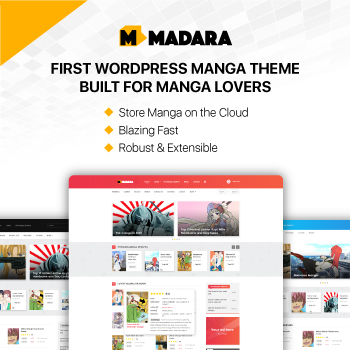 Madara - Responsive and modern WordPress theme for manga sites