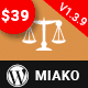 Miako – Lawyer & Law Firm WordPress Theme
