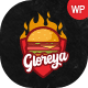 Gloreya – Food Ordering & Delivery Restaurant WordPress Theme