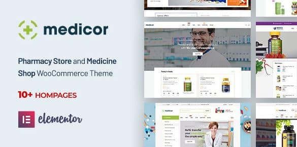 Medicor - Medical Clinic & Pharmacy WooCommerce WordPress Theme