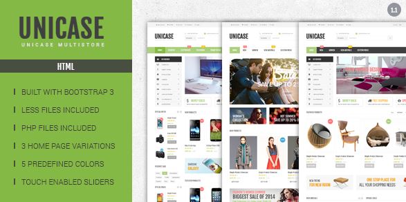 Unicase - Electronics eCommerce HTML Template