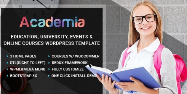Academia - Education Center WordPress Theme