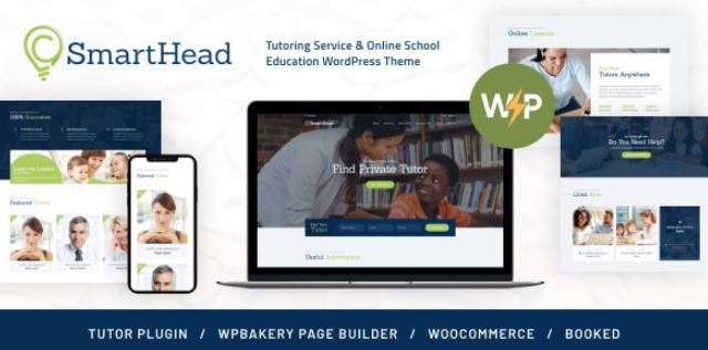 SmartHead | Tutoring Service & Online School Education WordPress Theme