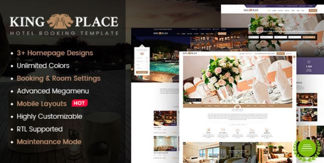 KingPlace - Hotel Booking, Spa & Resort WordPress Theme