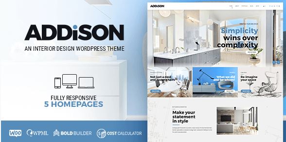 Addison - Architecture & Interior Design WordPress Theme