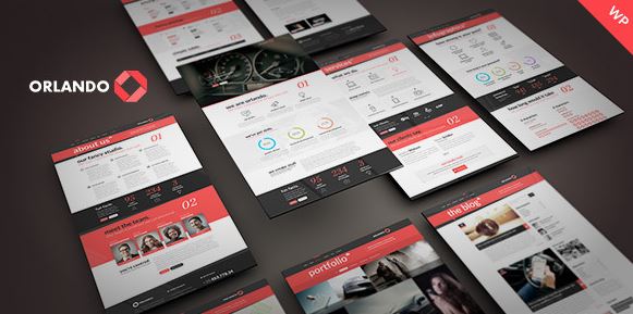 Orlando - Creative Infographics WordPress Theme