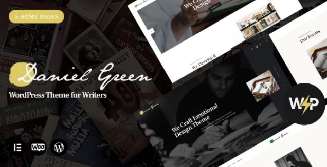 Writer - Journalist Blog + Bookstore Theme