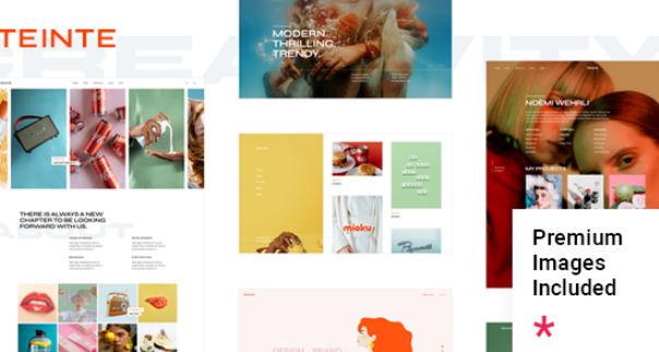 Teinte - Creative Portfolio WordPress Theme