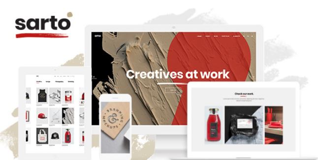 Sarto - Web Design & Creative Agency WordPress Theme