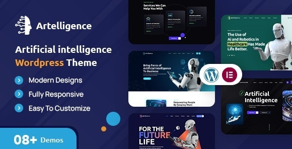 Artelligence | AI & Robotics WordPress Theme