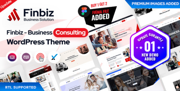 Finbiz - Consulting Business WordPress Theme