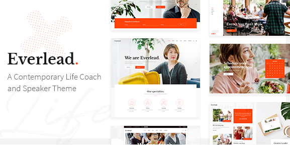 Everlead - Life Coach and Speaker WordPress Theme