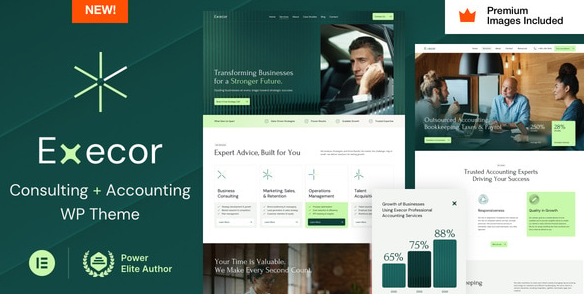 Execor – Accounting and Management Consulting WordPress Theme