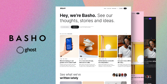 Basho - Multipurpose Ghost Blog Theme