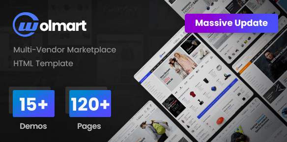 Wolmart - Marketplace eCommerce HTML Template