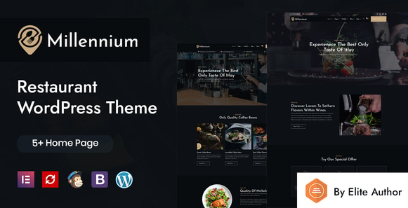 Millennium - Restaurant WordPress Theme