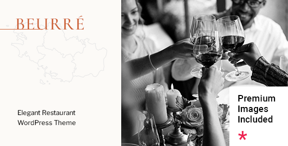 Beurré - Elegant Restaurant WordPress Theme