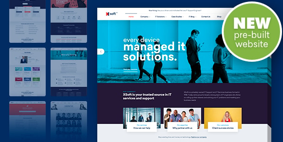 Nanosoft - WP Theme for IT Solutions and Services Company