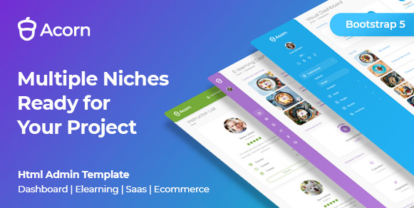 Acorn - Bootstrap 5 Html Laravel .Net Admin Template