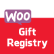 Woocommerce Gift Registry