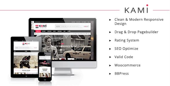 KAMI - Magazine and Blog WordPress Theme