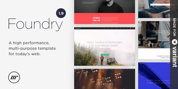 Foundry Multipurpose HTML + Variant Page Builder