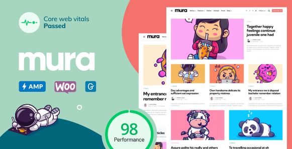 Mura - WordPress Theme for Content Creators
