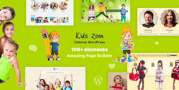 Kids Zone - Children WordPress Theme