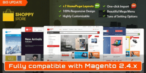 Shoppy Store - Responsive Magento 2 and 1.9 Theme