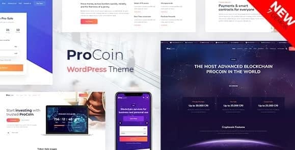 ProCoin - ICO & Cryptocurrency WordPress Theme 1 ProCoin - ICO & Cryptocurrency WordPress Theme