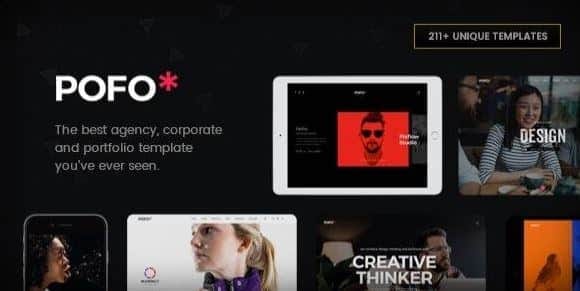 Pofo - Creative Agency, Corporate and Portfolio Multi-purpose Template 1 Pofo - Creative Agency, Corporate and Portfolio Multi-purpose Template