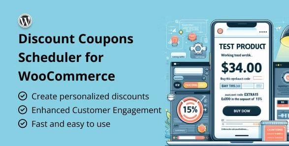 Discount Coupons Scheduler for WooCommerce 1 Discount Coupons Scheduler for WooCommerce