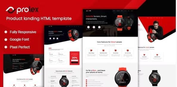 Prolex - Product Landing Page Template 1 Prolex - Product Landing Page Template