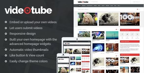 VideoTube - Responsive Video WordPress Theme 1 VideoTube - Responsive Video WordPress Theme