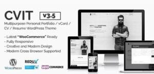 CVIT | Multipurpose Personal Portfolio / vCard / CV / Resume WordPress Theme