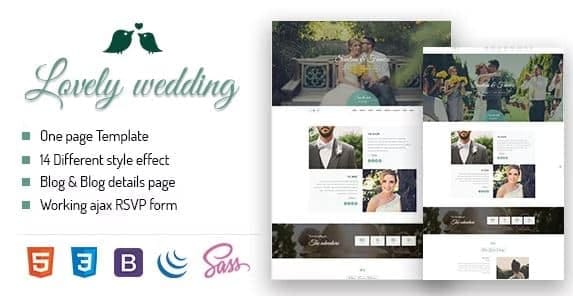 Lovely Wedding -Full Responsive HTML Template 1 Lovely Wedding -Full Responsive HTML Template