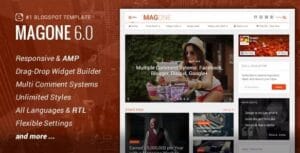 MagOne - Responsive News & Magazine Blogger Template