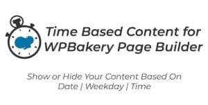Time Based Content For WPBakery Page Builder