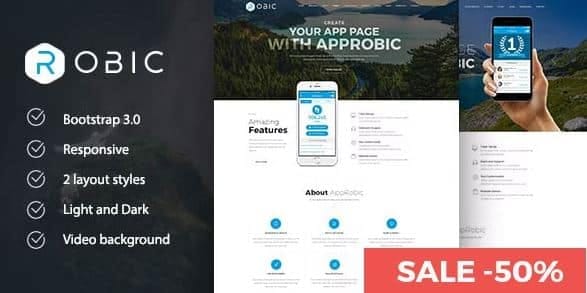 Robic - WordPress Landing Page Theme 1 Robic - WordPress Landing Page Theme