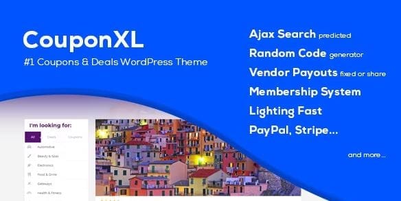 CouponXL - Coupons, Deals & Discounts WP Theme 1 CouponXL - Coupons, Deals & Discounts WP Theme