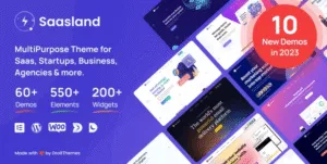 Saasland - MultiPurpose WordPress Theme for Saas Startup