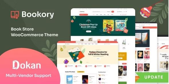 Bookory - Book Store WooCommerce Theme 1 Bookory - Book Store WooCommerce Theme