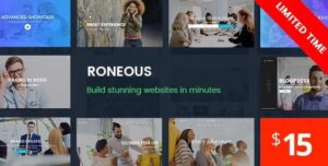 Roneous - Creative Multi-Purpose WordPress Theme