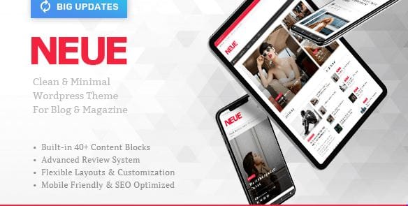 NEUE - Smart & Modern Magazine Theme 1 NEUE - Smart & Modern Magazine Theme