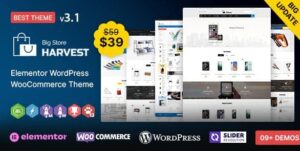 Harvest WP - Multipurpose Elementor WooCommerce Theme