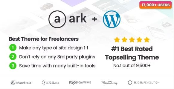 The Ark | WordPress Theme made for Freelancers 1 The Ark | WordPress Theme made for Freelancers