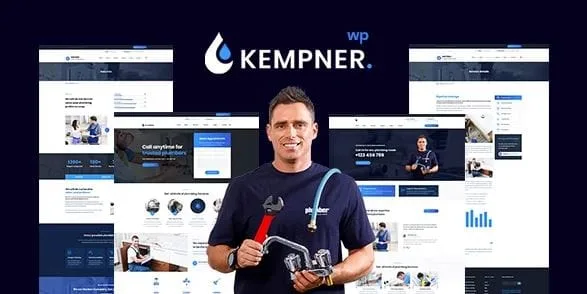 Kempner - Plumber WordPress Theme