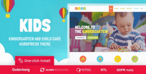 Kids - Day Care & Kindergarten WordPress Theme for Children