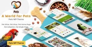 Pet World - Dog Care & Pet Shop WordPress Theme